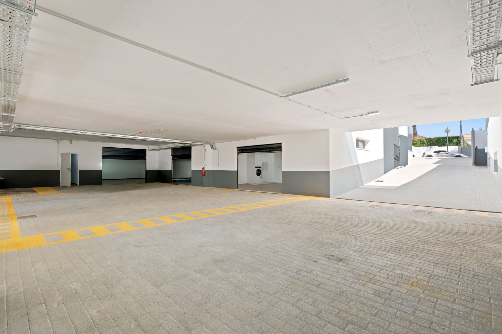 Garagem no piso -1